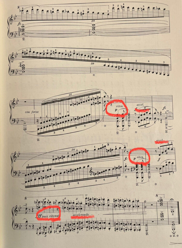 リテヌート　ショパンバラード